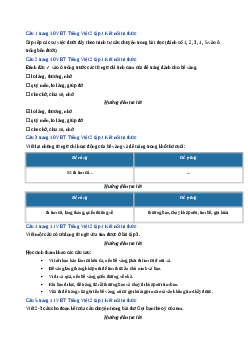 Giải VBT môn Tiếng việt 2 - Bài 17: Gọi bạn | Kết nối tri thức