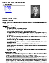 Tiểu sử Lev Vygotsky: Đời sống, sự nghiệp và tác phẩm tiêu biểu