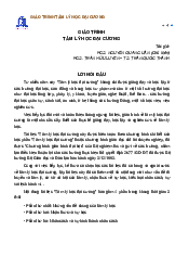 Giáo trình tâm lý học đại cương | Trường Đại học Sư phạm Hà Nội