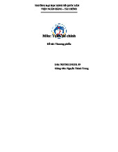 Thương phiếu: Định nghĩa, Phân loại và Đặc điểm - NHTM1113(122)