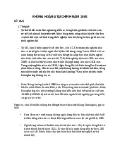 Khủng hoảng tài chính năm 2008 | Trường Đại học Kinh tế – Luật