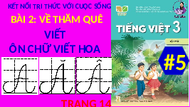 Giáo án điện tử Tiếng Việt 3 Tập 1 Bài 2 Kết nối tri thức: Về thăm quê - Đọc: Về thăm quê