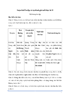 Soạn bài: Ôn tập và tự đánh giá cuối học kì II Ngữ Văn 8 | Cánh diều