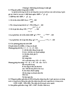 Tổng hợp công thức vi mô
