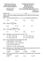 Đề cuối học kỳ 1 Toán 11 năm 2025 – 2026 trường THPT Mạc Đĩnh Chi – TP HCM
