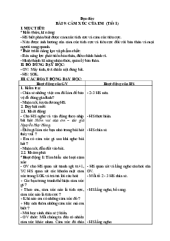 =Giáo án Đạo đức 2 sách Kết nối tri thức với cuộc sống (Cả năm) | Tuần 9