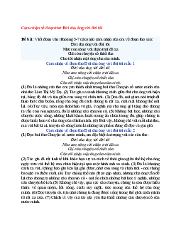 Văn mẫu lớp 6 Kết nối tri thức bài Cảm nhận về đoạn thơ Đời cha ông với đời tôi