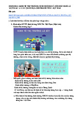 Chương 5: kinh tế thị trường định hướng xã hội chủ nghĩa ở  Việt nam và các quan hệ lợi ích kinh tế ở Việt Nam môn Kinh tế chính trị | Trường đại học Mở Hà Nội