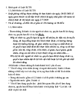 Luật phòng chống tham nhũng - Pháp luật đại cương  2024| Trường Đại học Giao thông Vận Tải