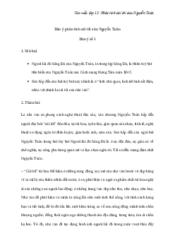 Phân tích cái tôi của Nguyễn Tuân trong đoạn trích Người lái đò Sông Đà | Văn mẫu lớp 12