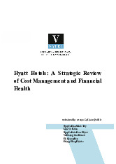 Hyatt Hotels Corporation: Cost Management & Financial Health Analysis | Đại học Hoa Sen