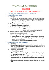 Chương 1 Nội dung cơ bản về nhà nước và pháp luật môn Pháp luật đại cương  | Học viện Nông nghiệp Việt Nam
