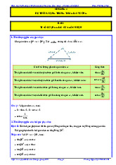 Các dạng bài tập hệ thức lượng trong tam giác vuông Toán 9 Chân Trời Sáng Tạo