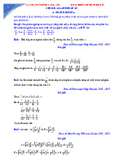 Bài toán so sánh phân số, lũy thừa trong các đề thi học sinh giỏi Toán 6