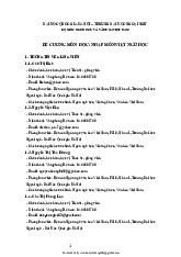 Đề cương Việt Nam Học- Trường Đại học Ngoại ngữ- Đại học Quốc gia Hà Nội
