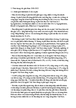 Tình hình cầu cà phê ở nước ta | Kinh tế vi mô | Trường đại học Thương Mại