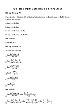 Giải Toán 11 Bài tập cuối chương III | Cánh diều