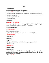 Câu hỏi trắc nghiệm về văn hóa tổ chức môn Hành vi tổ chức | Đại học kinh tế Quốc dân