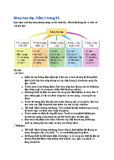 Giải SGK Khoa học lớp 5 Cánh diều Ôn tập chủ đề Năng lượng