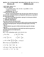 Đề cương giữa học kì 1 Toán 8 năm 2024 – 2025 trường THCS Trần Đại Nghĩa – BR VT