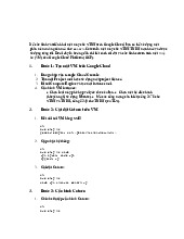 Triển khai một máy chủ STUN trên Google Cloud môn Công nghệ thông tin  | Trường đại học kinh doanh và công nghệ Hà Nội