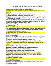 Trắc nghiệm  Lịch sử Đảng có đáp án | Đại học Nội Vụ Hà Nội