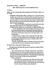 Tổng quan và phân tích cơ bản | Quản lý tài chính công | Trường Đại Học Lâm Nghiệp
