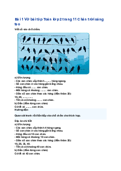 Giải SBT Toán lớp 2 bài: Ước lượng sách|Chân trời sáng tạo