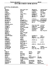 Từ vựng, ngữ pháp ôn thi tuyển sinh lớp 10 | Tiếng Anh 10