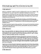 Kể lại truyện ngụ ngôn Thỏ và rùa chọn lọc hay nhất | Ngữ văn 7