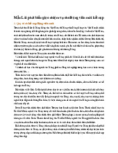 Mẫu Lời phát biểu giao nhiệm vụ cho Đảng viên mới kết nạp