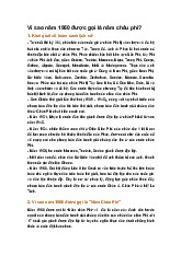 Vì sao năm 1960 được gọi là năm châu phi?