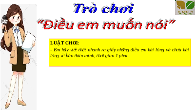 Giáo án điện tử giáo dục công dân 6 Bài 6 Kết nối tri thức: Tự nhận thức bản thân