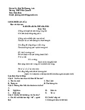 Phân tích thơ "Dải đồng bằng thương nhớ" - Chân trời sáng tạo | Ngữ Văn 11