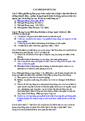 Câu hỏi có đáp án môn Lịch sử Đảng Cộng sản Việt Nam | Học viện Chính sách và Phát triển