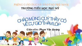 Giáo án điện tử Hoạt động trải nghiệm 3 Cánh diều: Sinh hoạt lớp - Lớp học thân thương