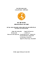 Đề Tài: Nhận Diện Được Những Điều Kiện Cần Thiết Để Lập Kế Hoạch Cho Khởi Nghiệp | NL Kế toán