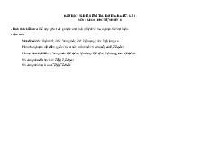 Đề thi giữa học kỳ 1 môn Khoa học tự nhiên lớp 8 năm học 2024 - 2025 - Đề số 1 | Bộ sách Kết nối tri thức