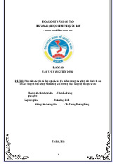 Báo cáo Phân tích hành vi tiêu dùng nước tẩy trang Cocoon môn Hành vi người tiêu dùng | Đại học kinh tế Quốc dân