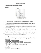 Bài tập chương 1 đến 11 - Môn Kinh tế vĩ mô - Đại Học Kinh Tế - Đại học Đà Nẵng