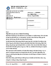 Bài thi học phần: Kinh tế chính trị Mác-lênin | Đại học Thương Mại