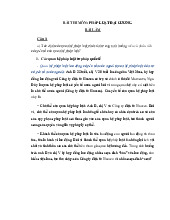 Đề cương môn Pháp luật đại cương - Trường Đại học lao động -  xã hội.