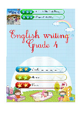 Giáo án luyện viết HKI môn Tiếng anh lớp 4 | Bộ sách Global Success | Tiểu học ( Chương trình mới)