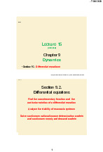 Bài giảng chương 15: Dynamics | Môn toán cao cấp