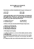 Trắc nghiệm luật kinh tế phần phá sản - Pháp luật đại cương | Đại học Tôn Đức Thắng