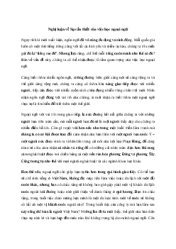 Viết bài văn nghị luận về một vấn đề xã hội (Hình thành lối sống tích cực trong xã hội hiện đại)