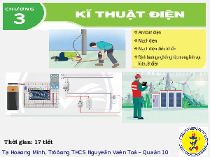 Giáo án điện tử Công nghệ 8 Bài 8 Chân trời sáng tạo: An toàn điện