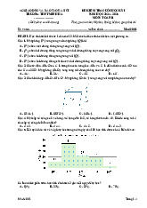 Đề cuối học kỳ 1 Toán 11 năm 2024 – 2025 trường THPT Minh Hà – Hà Nội