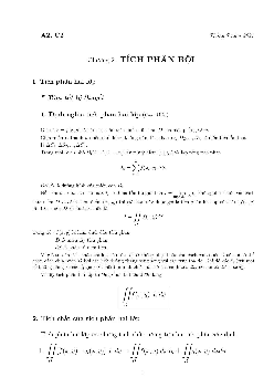 Tóm tắt lý thuyết chương 2 - Vi tích phân