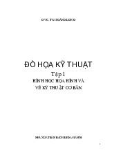 Sách tập 1 môn Đồ họa kỹ thuật CTTT | Trường Đại học Bách Khoa Hà Nội